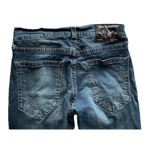 True Religion World Tour  Men’s Rocco Relaxed Skinny Jeans 30 Fall Winter Y2K - Picture 9 of 16